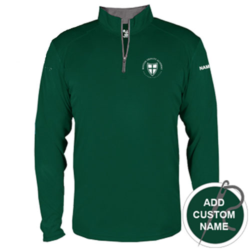 BADGER PERFORMANCE QUARTER ZIP w/ CUSTOM NAME