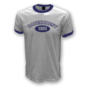 100% COTTON RINGER TEE