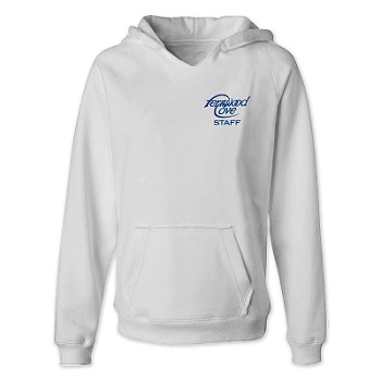 WOMENS V-NECK HOODED SWEATSHIRT