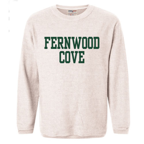 CORDED CREWNECK PULLOVER