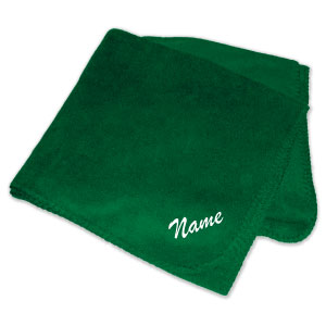 POLAR FLEECE BLANKET W/ CUSTOM NAME
