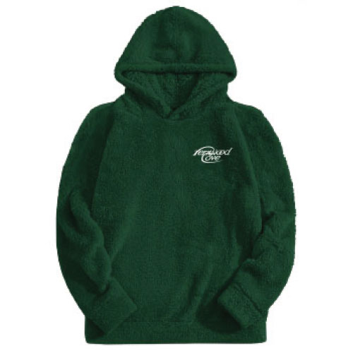 FUZZY BUNK HOODIE w/ LOGO