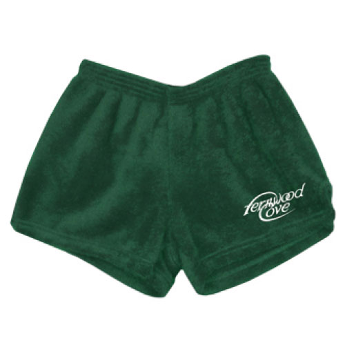 FUZZY BUNK SHORTS  w/ LOGO