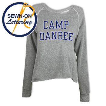 WOMEN'S APPLQUE MUSHY CREW