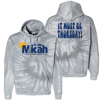 TIE-DYE HOOODED SWEATSHIRT