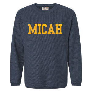 CORDED CREWNECK PULLOVER