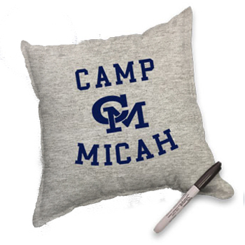 VINTAGE AUTOGRAPH PILLOW WITH LOGO