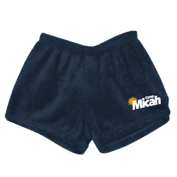 FUZZY BUNK SHORTS w/ LOGO
