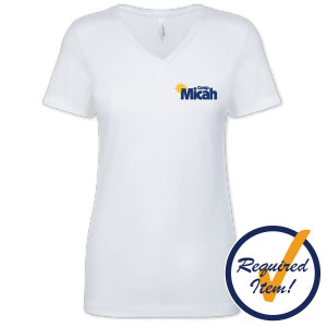 LADIES' V-NECK TEE