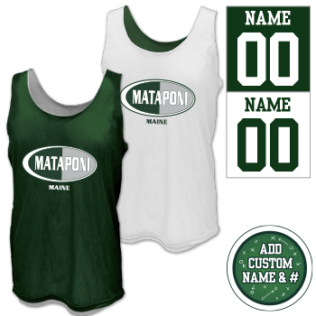 REVERSIBLE MESH JERSEY W/ CUSTOM NAME & NUMBER