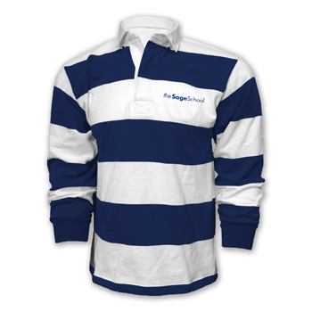100% COTTON LONG SLEEVE RUGBY SHIRT
