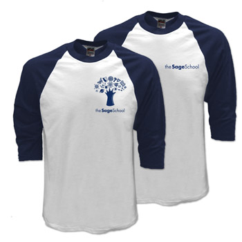 THE SAGE SCHOOL BASEBALL SHIRT