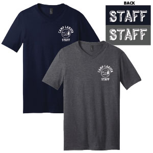 COTTON V-NECK STAFF TEE