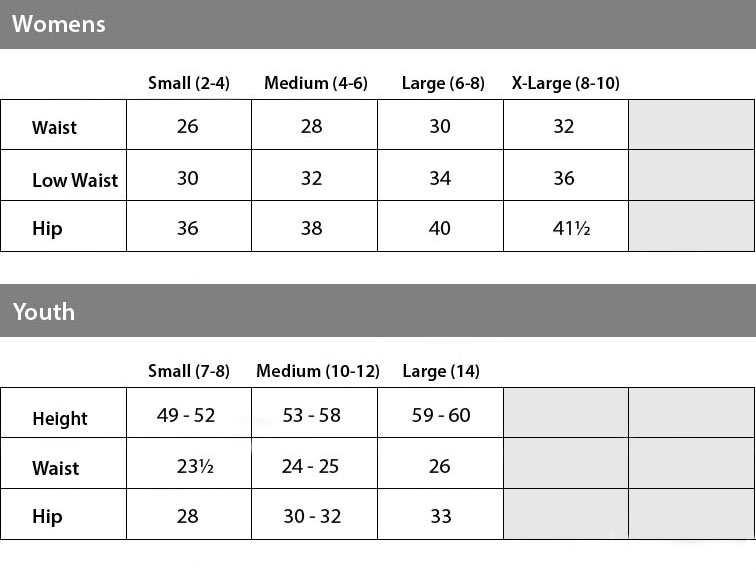 A28S SIZING CHART