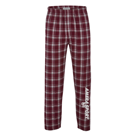 FLANNEL JAMM PANTS IN HERITAGE MAROON PLAID