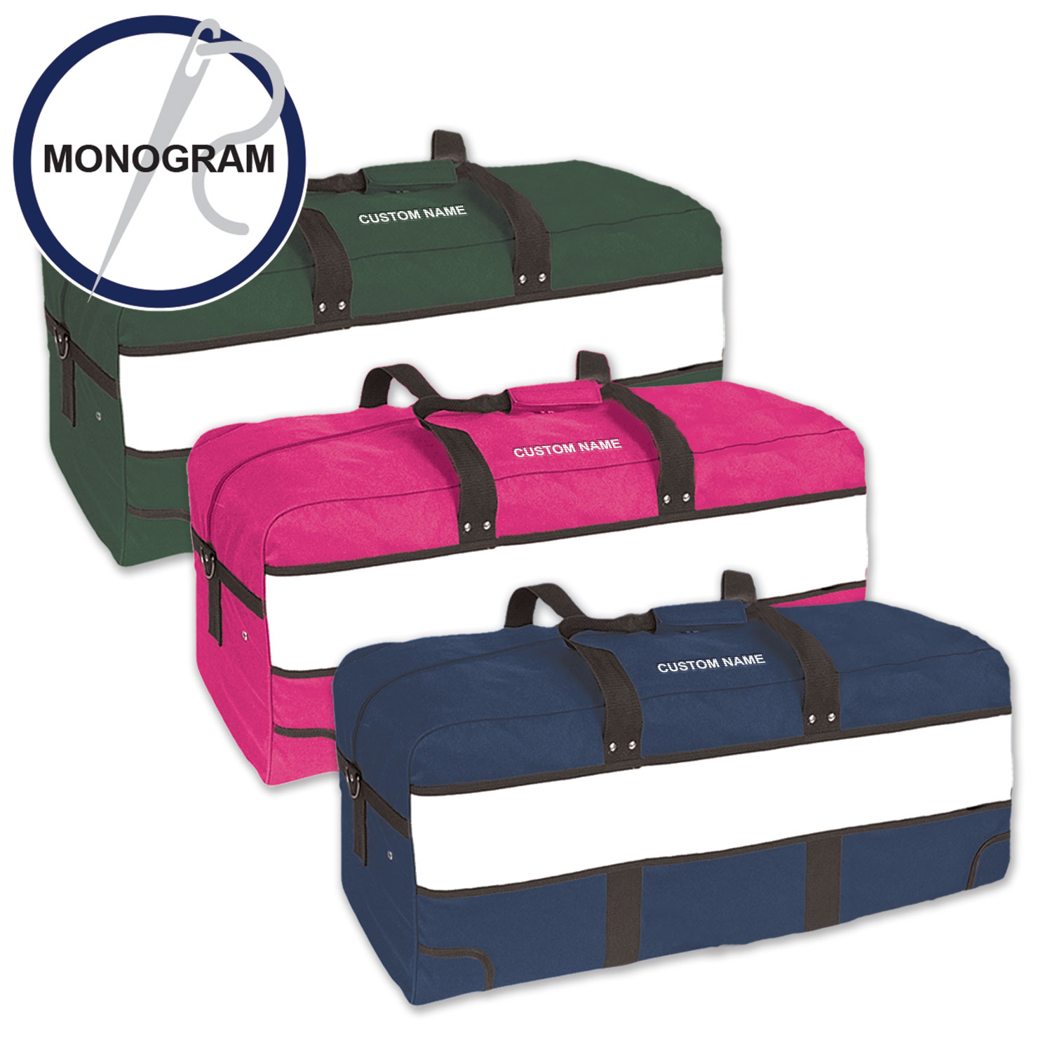 MEGA-PAK DUFFEL W/ MONOGRAMMED NAME