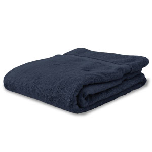 BATH  AND BEACH TOWEL IN NAVY