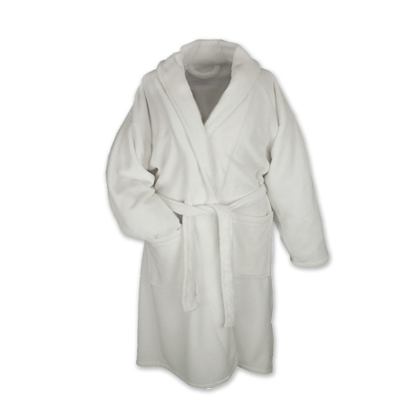 WHITE BATH ROBE