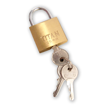 BRASS LOCK & KEYS