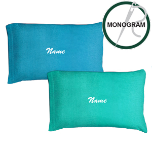 FUZZY PILLOWCASE W/MONOGRAMMED NAME