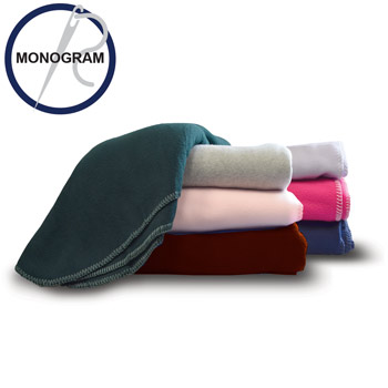 POLAR FLEECE BLANKET W/ CUSTOM NAME