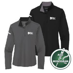 PORT AUTHORITY LADIES SILK TOUCH 1/4 ZIP W/ MONOGRAM