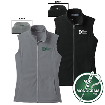 PORT AUTHORITY  LADIES MIRCROFLEECE VEST w/ MONOGRAM