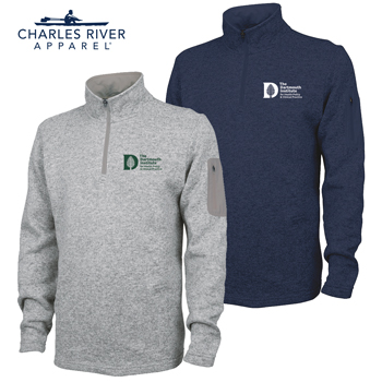 MENS HEATHERED FLEECE PULLOVER