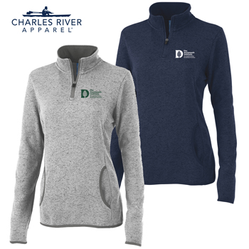 LADIES HEATHERED FLEECE PULLOVER