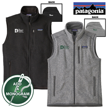 PATAGONIA MENS BETTER SWEATER VEST w/ MONOGRAM