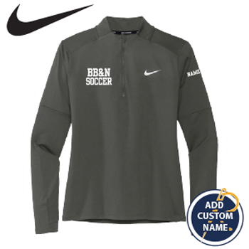 NIKE LADIES Dri-FIT ELEMENT 1/2 ZIP TOP w/ CUSTOM NAME
