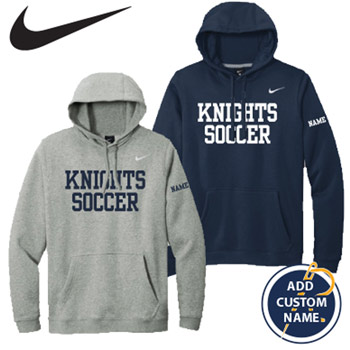 NIKE CLUB FLEECE PULLOVER HOODIE w/ CUSTOM NAME