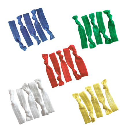COLOR WAR BRACELET & PONYTAIL SET