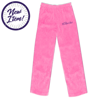 FUZZY BUNK PANTS WITH LOGO