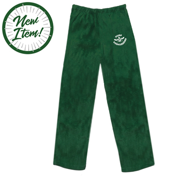 FUZZY BUNK PANTS WITH LOGO