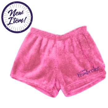 FUZZY BUNK SHORTS WITH LOGO