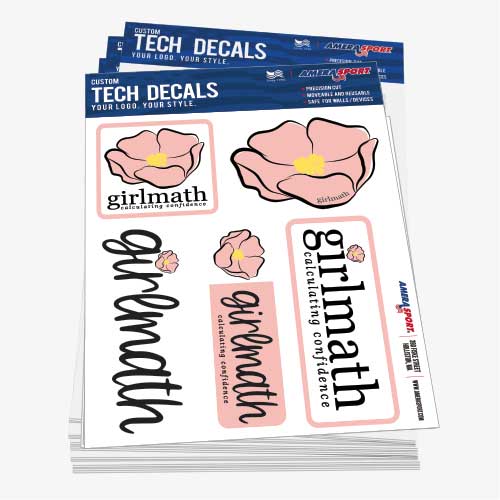 GIRLMATH TECH DECALS