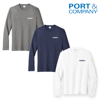PORT & COMPANY - LONG SLEEVE FAN FAVORITE TEE