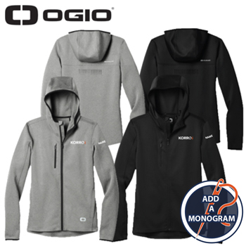 OGIO - MENS STEALTH FULL ZIP JACKET w/ MONOGRAM