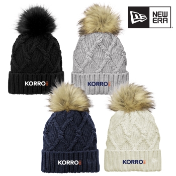 NEW ERA - FAUX FUR POM BEANIE