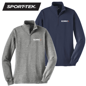 SPORT-TEK - LADIES 1/4 ZIP SWEATSHIRT