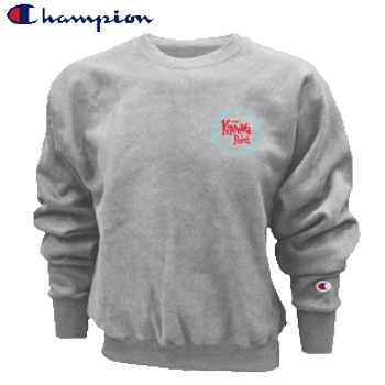 CHAMPION CROSSWEAVE CREW SWEATSHIRT -  CIRCLE LOGO