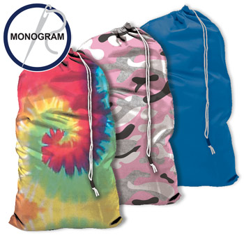 CAMP LAUNDRY BAG W/MONOGRAMMED NAME
