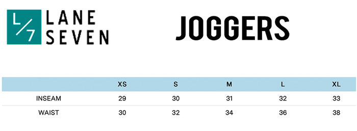 LANE 7 SIZING CHART