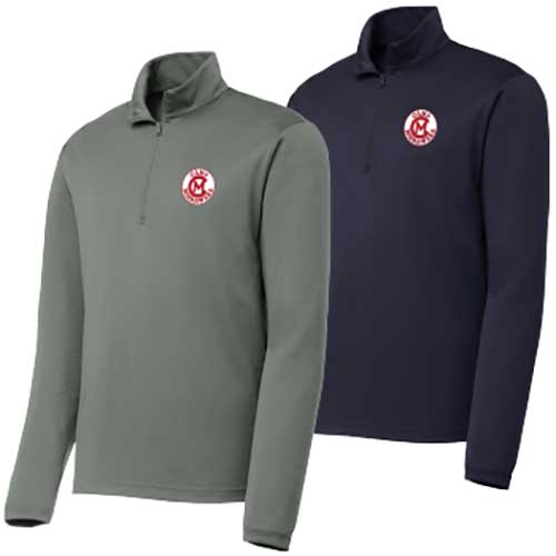 SPORT-TEK PERFORMANCE QUARTER ZIP - CIRCLE LOGO