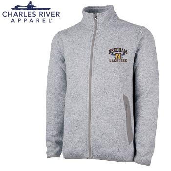 MEN'S HEATHERED FLEECE JACKET