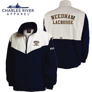 CHARLES RIVER CHAMPIONSHIP JACKET W/ CUSTOM NAME AND NUMBER