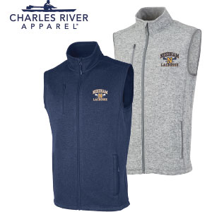 MEN'S HEATHERED FLEECE VEST