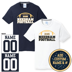 PERFORMANCE BLEND TEE w/ NAME & NUMBER