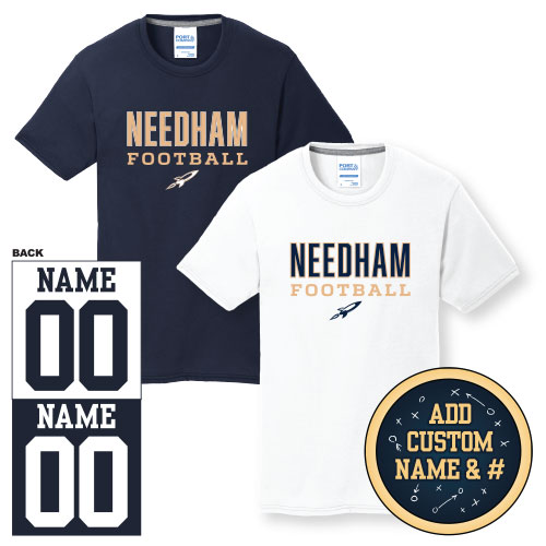 PERFORMANCE BLEND TEE w/ NAME & NUMBER